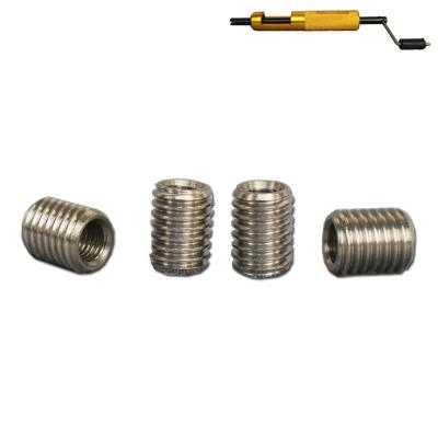 China 12*1.75 1d 1.5d 2d 2.5d 3d Aluminum Stainless Steel Tube End Threaded Inserts for sale