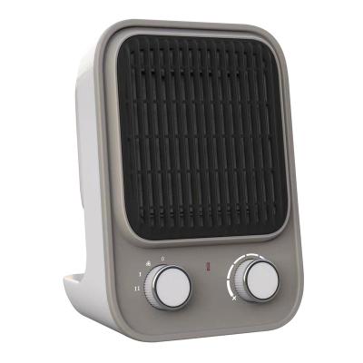 China Safety thermal cut-out Wholesale Cost Effective PTC Electric Portable Desktop Fan Heater Ceramic 1500W Space Room Heater for sale