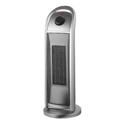 China Fast Heating New Room Oscillating Digital Mini Portable Electric Space Ceramic Ptc Tower Fan Heater for sale