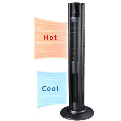 China Automatic Tip-off Protection Wholesale Cost Effective Tower Heater PTC Electric Tower Fan Heater Remote Control Ceramic 2200W Space Room Heater for sale