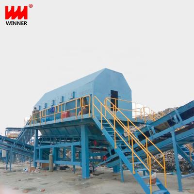 China Household Country Garbage (Solid Waste) Compress Scrap Sorting Recycling Machine for sale