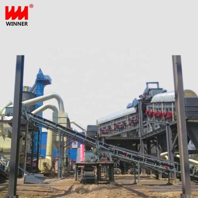 China Mining complete sand production machine / plant / rock stone crushing processing line for sand &aggregate for sale