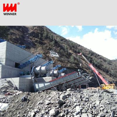 China Small mobile stone crusher plant+River mining sand making machine+Sand maker line for sale