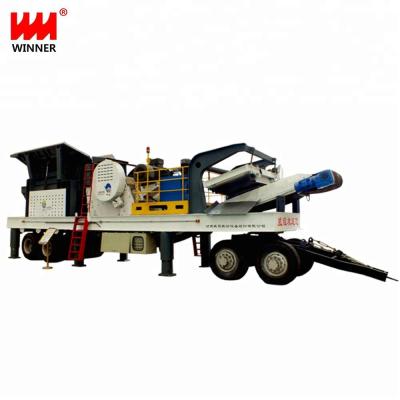 China Tire Granite Mining Mobilized Mobile Spring Jaw Crusher Price, Tire Crusher Price In Zimbabwe for sale