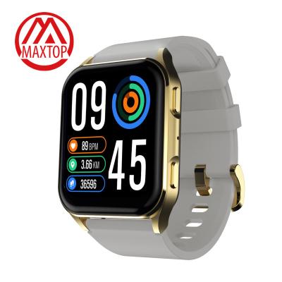 China OEM Ip 67 Wristband Full Touch Screen Touch Screen Maxtop Manufacturer Mobile Smartwatch BT Android Waterproof Smart Watch for sale