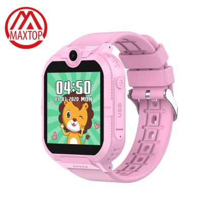 China Maxtop Touch Screen Sports Full Touch Screen Kids Smart Watch Kids Calculator Custom Camera Video Puzzle Game Kids Smart Watch for sale