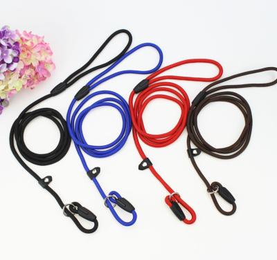 China Durable High Quality Nylon Chain P Training Slip Dog Collar Leash for sale