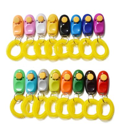 China Viable Hot Selling Colorful Pet Trainer Dog Training Clicker for sale