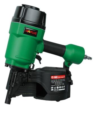 China APLUS C-90PA CN90 AIR COIL NAIL GUN 45MM-90MM LENGTH, 2.50-3.3mm LEGS C-90PA for sale