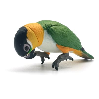 China Toy Hot Sale Colorful Cartoon Pet Bird Parrot Train PVC Toys for sale