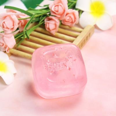 China Private Label Natural Organic Bath Soap Handmade Glycerin Base Cleansing Bar Whitening Face Crystal Soaps for sale