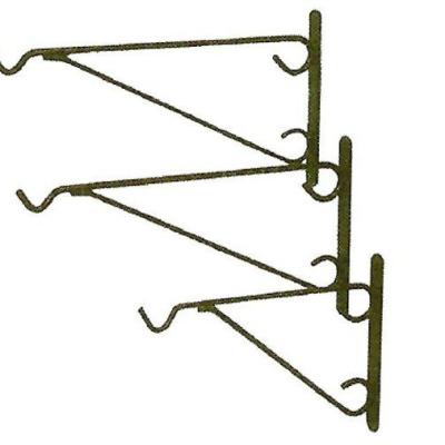 China Eco - Friendly Galvanized And Powder Coated Outdoor Garden Metal Shepherd Hook And Hanging Basket for sale