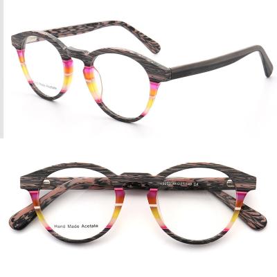 China ACETATE gradient frame acetate glass retro fashionable square frame can be equipped with anti-blue glass handmade anti-blue light glasses for sale