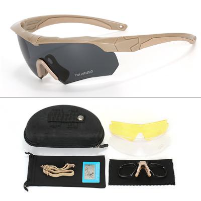 China Hot Selling Windproof Glass Cs Riding Goggles Outdoor Sunglasses Cycling Glass Sports Sunglasses Shooting Glasses for sale