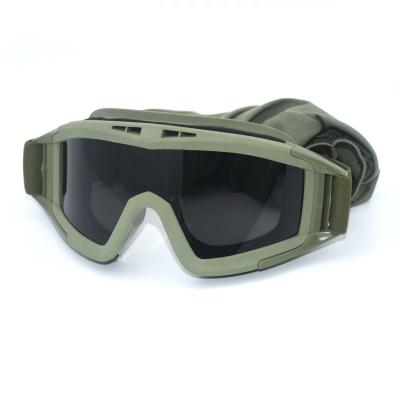 China Other Standard High Military Ballistic Bullet Proof Glass Shooting Army Anti-impact Tactical Goggles for sale