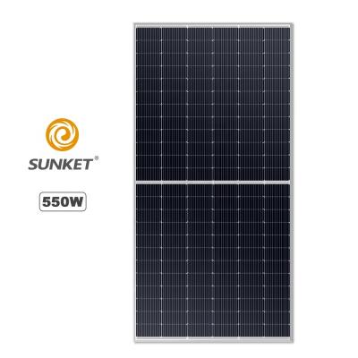 China Hot Sale Sunket 1kw 3kw 5kw 10kw 15kw 20kw On Grid/Off Grid Solar Panel System 10kw Home Grid Tie Solar Systems 166mmx166mm for sale