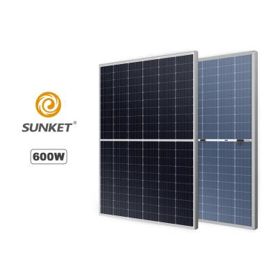 China sri lanka solarpanel 600w 590w 580w solar panel 540w mono zonnepanelen panelli fotovoltaici 600w 550w 210mmx210mm for sale