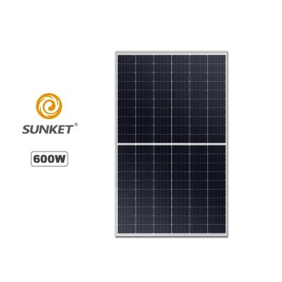 China Customized Bifacial Solar Panel 400W 450W 500W 600W Set For Home Solar System Use 182mmx182mm for sale