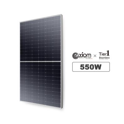 China Exiom solar panel 300w 330w 350w 400w 500w 1000w solar panel EX550 M10-144HB for sale