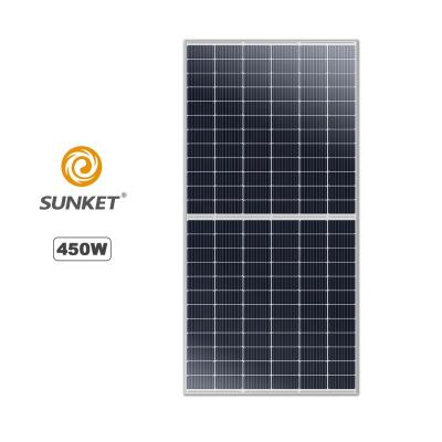 China 24V Solar Power Panels 400 Watt Mono Solar Panel 410W Polycrystalline Solar Panels Cost Home Electricity Price 1000W Skt400M6-72HB for sale