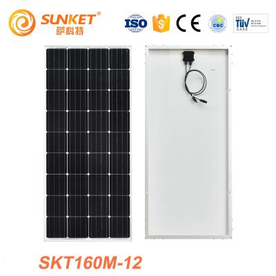 China Sunket Mono Solar Panels PV Module With 145W 150W 155W 160W 165W For Home 156.75mmx156.75mm for sale