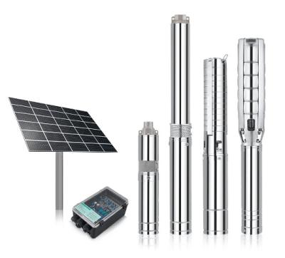 China 5 Years Quality Warranty SUNKET 550W Water Frequency Submersible Solar System Water Pump Solar Powered Pump System For Sale for sale