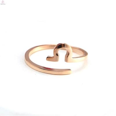 China Environmental Friendly Horoscope Zodiac Sign Constellations Open Rings Jewelry for sale