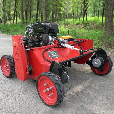 China High Quality 4-Stroke Wheeled Lawn Mower Garden Lawn Mower Remote Control Self Propelled Small Home Lawn Mower for sale