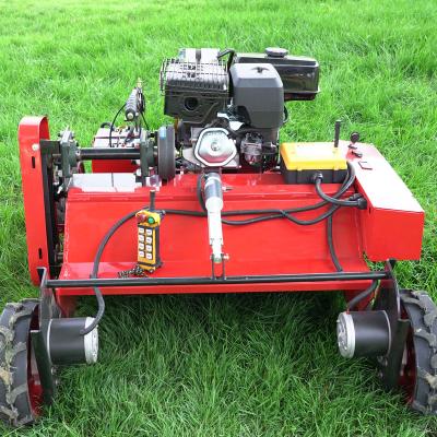 China 4-Stroke Electric Grass Cutter Lawn Mower Remote Control Lawn Mower For Sale for sale