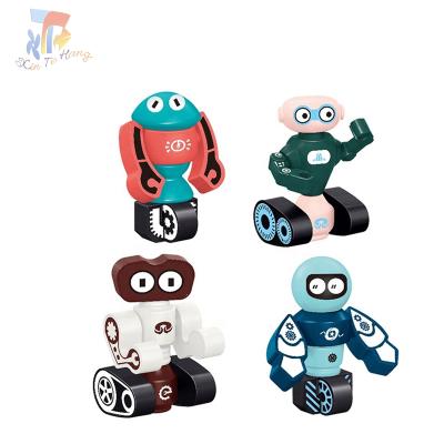 China Magnetic Magnetic Blocks Set For Kids Stacking Robots Toys ROD Educational Playset On Hot Sale Boys And Girls Amazon for sale