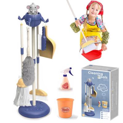 China 2021 New Arrival Funny Hot Sale From Amazon Pretend Play Housekeeping Cleaning Plants Children Cleaner Toy Set for sale