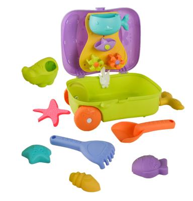 China NEW ! 2021 Summer Toys New Arrivals Kids Beach Toys Sand Beach Toys For Children Packing In Suitcase Box for sale