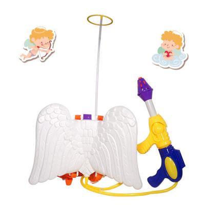 China Safety Summer Water Toy Kids Angel Wing Backpack Water Gun for sale