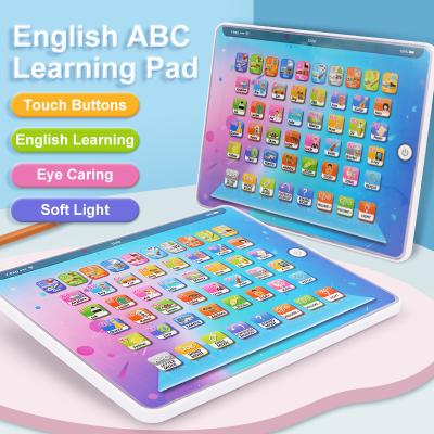 China Safety Early Child Development Toy with Learning Number, ABCs, Spelling, Melodies Toy Educational Kids Learning Protective Fun Kids Tablet for sale