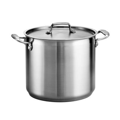 China Leegin Viable 3 Layers Commercial Stainless Steel Clay Cooking Pot Cookware Set for Restaurant for sale