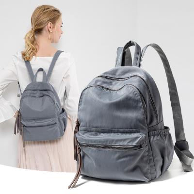 China Wholesale fashion white women's fashion backpack canvas waterproof handmade white backpacks bag,simple canvas backpack bag rucksac for sale