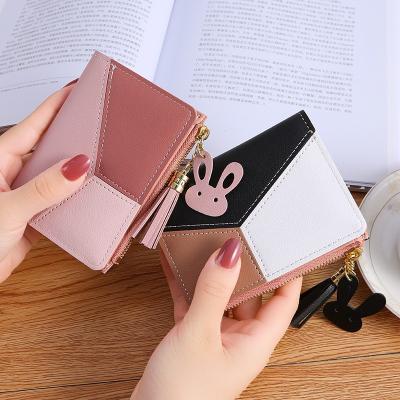 China 2022 Vintage Coin Purse Small Waist Cute Girls Card Bag Wallet Women Short Wallet for sale