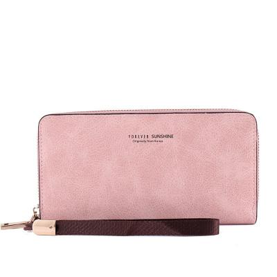 China 2022 Newest Fashion Women's Long Purse Female PU Card Holder Clutch Wallet Ladies Long Purse Radio Charging Purse For Women for sale