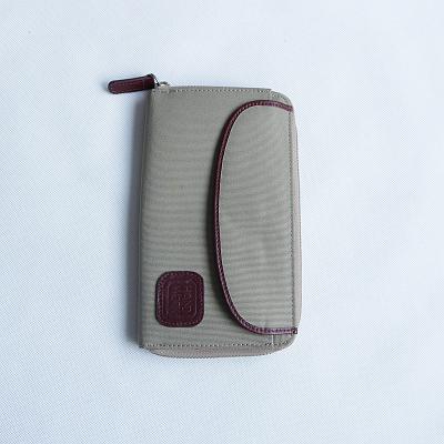 China Japan style factory exports to Japan custom selling cheap oxford fabric custom mobile phone bag card holder travel wallet for sale