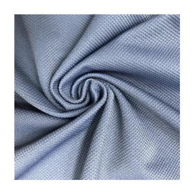 China 2021 pure new breathable elastic quick dry fabric warp knitted jacquard twill fabric for sale