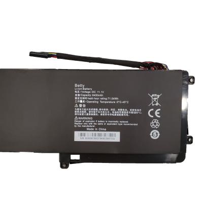 China Laptop Repairing 11.1V 6400mAh RZ09 Laptop Replacement Battery For Razer MSI 2014 2015 Blade 14