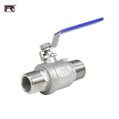 China High Quality Factory Stainless Steel Ball Valve Male Thread 2pc Ball Valve Safe And Durable for sale