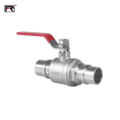 China Wholesale High Quality Safe And Durable Factory Handle Ball Valve Quick-Insertion 2pc Long Ball Valve for sale