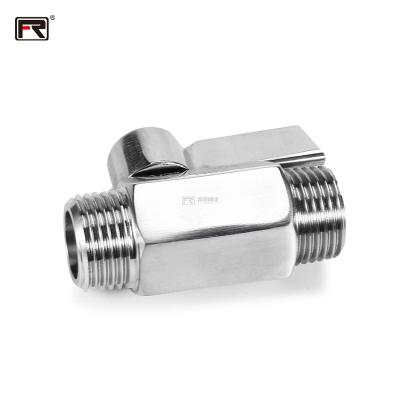 China Safe And Durable NPT Stainless Steel NPT Male Factory Price Micro Ball Valves 1/4