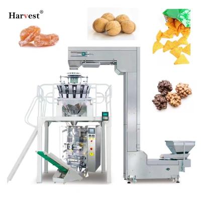 China Vertical Automatic Multifunctional Food Price Snack Nut Candy Chocolate Bean Bag Potato Chips Pouch Food Packaging Machines for sale