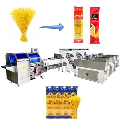 China Direct Wholesale Wrapping Machine Spaghetti Wrapping Machines Food Noodles Automatic Weighing Packaging Machine For Pasta for sale