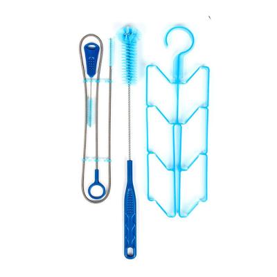 China Easy To Carry Hydration Bladders Cleaning Tools Tube Brush Long Brush Hanger Flexible Water Bladder Cleaning Kit For Universal Bladders for sale