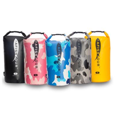 China High Frequency Voltage Technology 5 Color Choose 12L Square Dry Bag Waterproof PVC Backpack Floating Waterproof Dry Bag for sale