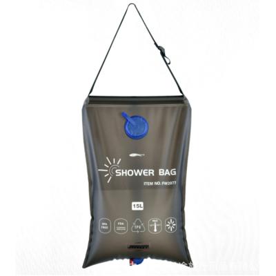 China FW2077 15L large capacity camping travel shower solar bag/shower bag for camping 450*590mm for sale