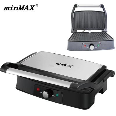 China Wholesale Cheap MNG-820 Non-stick Dish Easily Cleaned 1500W Electric Mini Grills For Family BBQ for sale